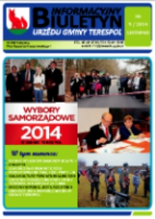Biuletyn Informacyjny Urzędu Gminy w Terespolu R. 23 (2014) nr 9