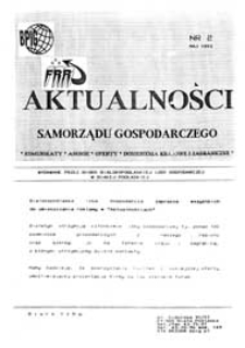 Aktualności : magazyn samorządu gospodarczego R. 1 (1993) nr 2