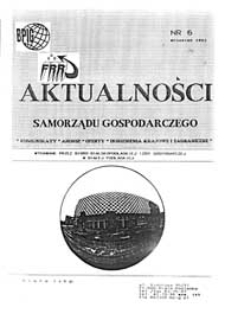 Aktualności : magazyn samorządu gospodarczego R. 1 (1993) nr 6