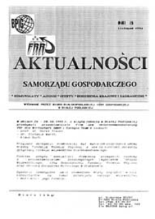 Aktualności : magazyn samorządu gospodarczego R. 1 (1993) nr 8