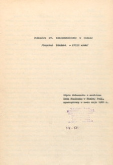 Odpis kopii dokumentu dot. fundacji dla Sióstr Miłosierdzia w Białej Podlaskiej prowadzących szpital i sierociniec