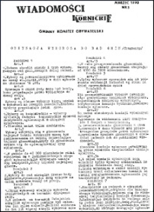 Wiadomości Kornickie R. 1 (1990) nr 3