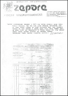 Zapora : Biuletyn Informacyjny Okręgu Bialskopodlaskiego KPN R. 1 (1990) [nr 1]