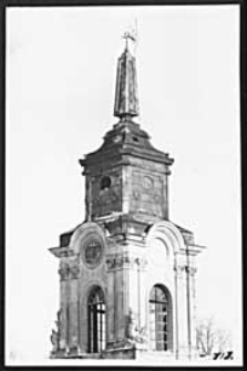 Zespół pałacowy Potockich w Radzyniu Podlaskim - fragment bramy przejazdowej [dokument ikonograficzny]