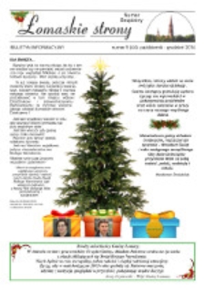 Łomaskie Strony : biuletyn mieszkańc&oacute;w Łomaz i okolic R. 6 (2014) nr 5 (44)