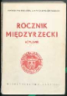 Rocznik Międzyrzecki T. 18 (1986)
