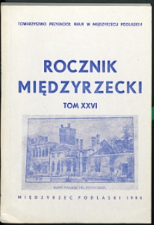 Rocznik Międzyrzecki T. 26 (1994)