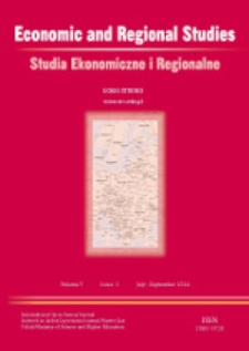 Studia Ekonomiczne i Regionalne = Economic and Regional Studies T. 7, nr 3 (2014)