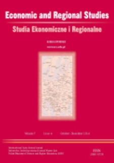 Studia Ekonomiczne i Regionalne = Economic and Regional Studies T. 7, nr 4 (2014)
