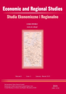Studia Ekonomiczne i Regionalne = Economic and Regional Studies T. 8, nr 1 (2015)