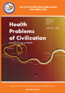 Health Problems of Civilization T. 8, nr 4 (2014)