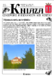 Kniaża: czasopismo mieszkańców wsi Koszoły R. 5 (2014) nr 1