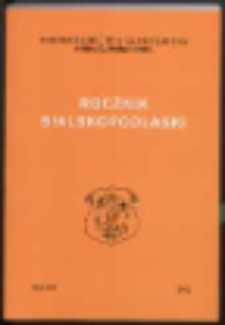 Rocznik Bialskopodlaski T. 21 (2013)