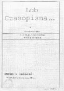 Lub Czasopisma... : gazetka szkolna I LO im. J. I. Kraszewskiego w Białej Podlaskiej R. 2 (2005/2006) [nr 1]