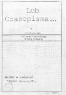 Lub Czasopisma... : gazetka szkolna I LO im. J. I. Kraszewskiego w Białej Podlaskiej R. 2 (2005/2006) [nr 1]