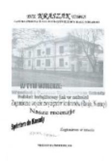 The Kraszak Times: gazetka szkolna I LO im. J. I. Kraszewskiego w Białej Podlaskiej R. 2 (2010/2011) [nr 1]