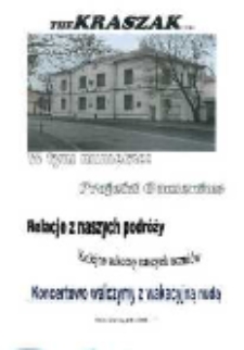 The Kraszak Times: gazetka szkolna I LO im. J. I. Kraszewskiego w Białej Podlaskiej R. 3 (2011/2012) nr 3