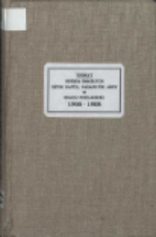 Księga zmarłych rzymskokatolickiej parafii św. Anny w Białej Podlaskiej za lata 1906-1908
