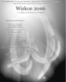 Plakat : [Inc.:] Klub Miłośników Fantastyki MITHRIL Gimnazjum w Międzyrzecu Podlaskim mają zaszczyt zaprosić zecki fandom miłośników fantastyki ma zaszczyt zaprosić na 7 edycję konwentu Wizkon 2006, 21-23 lipca 2006 r. w Międzyrzecu Podlaskim