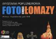 Zaproszenie : [Inc.]: Bialskie Centrum Kultury zaprasza na otwarcie wystawy poplenerowej Fotoklubu Podlaskiego "Foto gmina Łomazy"