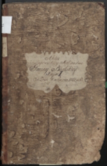 Księga akt zapowiedzi i ślubów Gminy Bialskiej 1812 r.