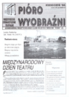 Pióro Wyobraźni : jednodniówka Międzyszkolnego Klubu Młodych Twórców "Pióro" 1996 nr 2