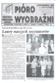 Pióro Wyobraźni : jednodniówka Międzyszkolnego Klubu Młodych Twórców "Pióro" 1996 nr 3