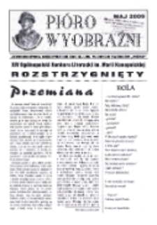 Pióro Wyobraźni : jednodniówka Międzyrzeckiego Klubu Młodych Twórców "Pióro" 2009