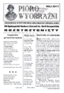 Pióro Wyobraźni : jednodniówka Międzyrzeckiego Klubu Młodych Twórców "Pióro" 2011