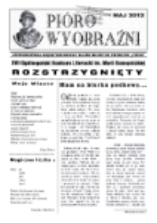 Pióro Wyobraźni : jednodniówka Międzyrzeckiego Klubu Młodych Twórców "Pióro" 2012