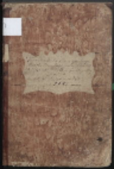 Księga Akt Urzędnika Stanu Cywilnego Gminy Bialskiej Obrządku Łacińskiego do zapisywania zejść w 1814 r.