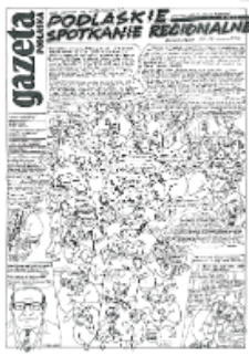 Gazeta Podlaska (1994) numer specjalny : Podlaskie Spotkania Regionalne, Białowieża 28-29 stycznia 1994 r.