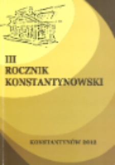 Rocznik Konstantynowski T. 3 (2012)