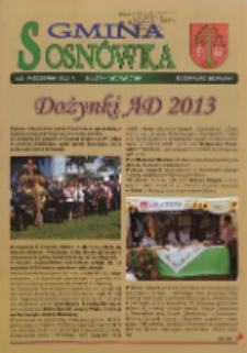 Gmina Sosnówka : biuletyn informacyjny Nr 12 (październik 2013)