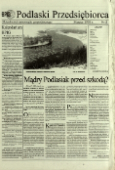 Podlaski Przedsiębiorca : aktualności samorządu gospodarczego R. 1 (1998) nr 2