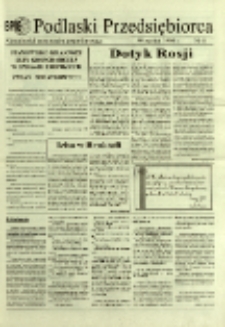 Podlaski Przedsiębiorca : aktualności samorządu gospodarczego R. 1 (1998) nr 8