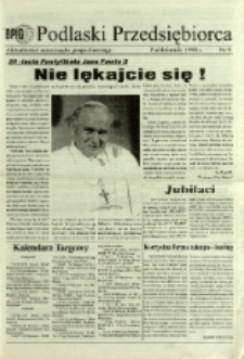 Podlaski Przedsiębiorca : aktualności samorządu gospodarczego R. 1 (1998) nr 9