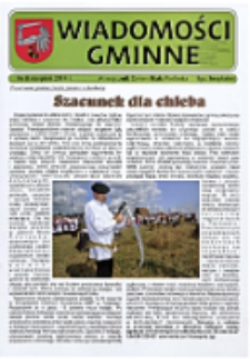 Wiadomości Gminne : miesięcznik gminy Biała Podlaska R. 16 (2014) nr 8