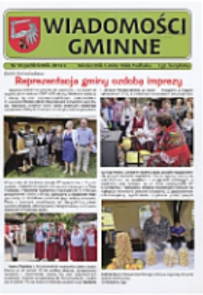 Wiadomości Gminne : miesięcznik gminy Biała Podlaska R. 16 (2014) nr 10