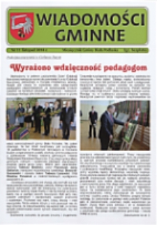 Wiadomości Gminne : miesięcznik gminy Biała Podlaska R. 16 (2014) nr 11