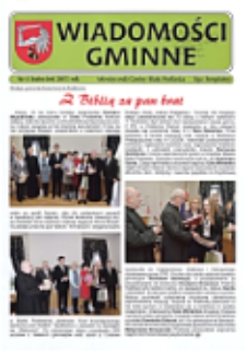Wiadomości Gminne : miesięcznik gminy Biała Podlaska R. 17 (2015) nr 4