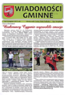 Wiadomości Gminne : miesięcznik gminy Biała Podlaska R. 17 (2015) nr 8