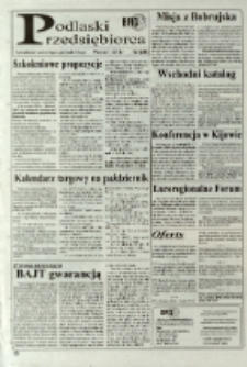 Podlaski Przedsiębiorca : aktualności samorządu gospodarczego R. 4 (2001) nr 8