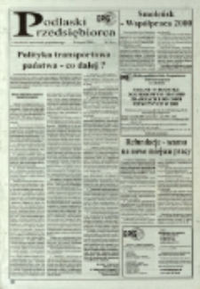 Podlaski Przedsiębiorca : aktualności samorządu gospodarczego R. 4 (2001) nr 10