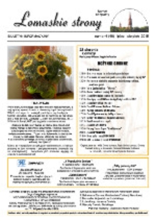Łomaskie Strony : biuletyn mieszkańc&oacute;w Łomaz i okolic R. 7 (2015) nr 4 (48)