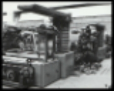 Montaż maszyn na Wydziale Przędzalni Zakładów Przemysłu Wełnianego "Biawena" w Białej Podlaskiej