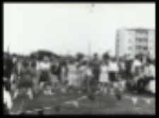 Festyn rekreacyjny z okazji Dnia Dziecka przed Domem Socjalnym ZPW "Biawena" w Białej Podlaskiej