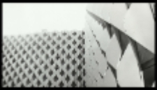 Fragmenty elewacji Domu Socjalnego ZPW "Biawena" w Białej Podlaskiej