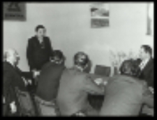 Spotkanie u dyrektora Zakładów Przemysłu Wełnianego "Biawena" w Białej Podlaskiej