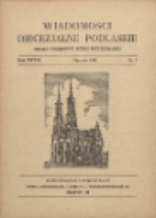 Wiadomości Diecezjalne Podlaskie : organ urzędowy Kurii Diecezjalnej R. 34 (1965) nr 1